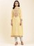 Yellow Suzani Solid Suit Set