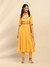 Yellow Tanishqa Solid Anarkali Suit