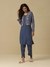 Denim Blue Toobah Suit Set