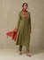 Olive Green Afnan Festive Suit Set