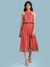 Red Ramosa Long Dress