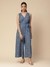 Blue Ramani Yarn-Dyed Jumpsuit