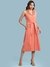 Peach Tashi Solid Jumpsuit