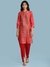 Red Geetika Kurta