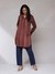Maroon Enyo Solid Kurta