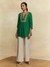 Emerald Green Nirali Solid Kurti
