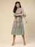 Teal Swastik Long Dress
