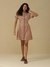 Peach Nawar Long Dress