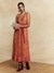 Rust Lavish Loom Long Dress