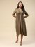 Olive Tamasvani Solid Long Dress