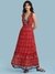 Red Bahulika Long Dress