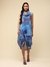 Blue Multi Calist Long Dress