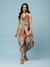 Brown Multi Calist Long Dress