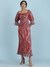 Rust Persian Long Dress