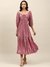 Lavender Dhvani Long Dress