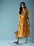 Yellow Solid Long Dress
