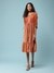 Rust Nordic Long Dress