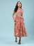Pink Mozaic Long Dress