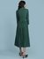 Green Alexa Solid Long Dress