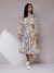 White Multi Tijana Floral Long Dress