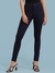 Navy Solid Jeggings