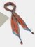 Carrot Orange Ikkat Scarf