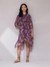 Purple Aiza Shirt Dress