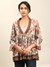 White Ikat Shrug