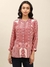 Burgandy Neeldhun Shirt