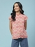 Pink Islamic Butti Shirt