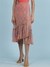 Rust Jamdani Ikat Skirt