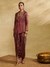 Burgandy Sarang Skirt Set