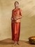 Rust Tissue Festive Skirt Set