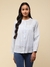 Light Blue Rachana Button-Down Top