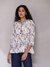 Ecru Deetya Tiered Top