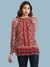 Red Nilaya Print Top