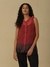 Red Muji Button-Down Top