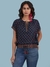 Blue Kuval Top