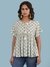 White Bhaskar Boxy Top