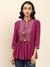 Magenta Shagun Solid Kurti