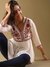 Off White Faiza Solid Kurti