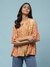 Orange Manorath Button-Down Top