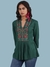 Green Alexa Solid Kurti