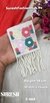 Marvellous Bloom Embroidered Fringe White  Color Patch – E-868