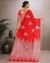 Kanjeevaram Saree Zari Rich Bor, Red