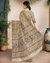 Printed Cotton Kalamkari Sare, Olive