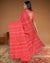 Bengal Handloom Cotton Woven Sa, Red