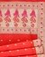 Satin Silk Zari Booti Banarasi, Red