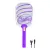 Premium Mosquito Racket with pest attracting COB lamp | Free Warranty & Cable (EN-17MS | Purple)