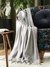 Bellagio Cotton Cashmere Blend Bed Throw (127cm x 152cm) Border Peach Color